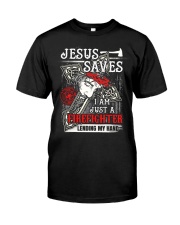 I Am Just A Firefighter Lending My Hand Premium Fit Mens Tee thumbnail