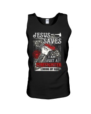 I Am Just A Firefighter Lending My Hand Unisex Tank thumbnail