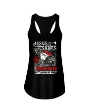 I Am Just A Firefighter Lending My Hand Ladies Flowy Tank thumbnail