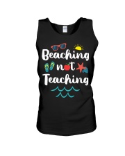 Beaching Not Teaching Unisex Tank tile