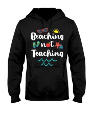 Beaching Not Teaching Hooded Sweatshirt tile