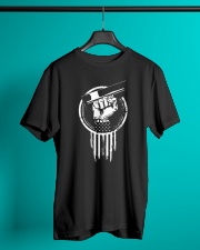 Concrete Finisher Hand Classic T-Shirt lifestyle-mens-crewneck-front-3