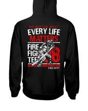 Firefighter Every Life Matters Hooded Sweatshirt thumbnail