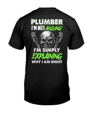 Plumber I'm Not Arguing Simply Explaining Premium Fit Mens Tee thumbnail