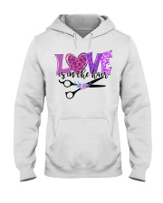 Love Is In The Hair Hooded Sweatshirt tile