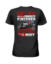 Don't Mess With A Concrete Finisher We know Ladies T-Shirt tile