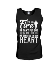 The Only Fire He Can't Put Out Unisex Tank thumbnail