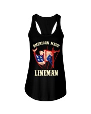 American Made Lineman Ladies Flowy Tank thumbnail