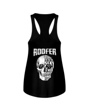 Roofer Because I'm Far Too Sexy To Wear Suit Ladies Flowy Tank thumbnail