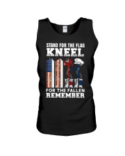 Stand for the flag Kneel for the fallen Remember Unisex Tank thumbnail