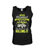 Here I Am To Be An Electrician's Wife Unisex Tank thumbnail