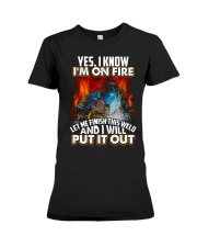 Welder I'm On Fire Premium Fit Ladies Tee thumbnail