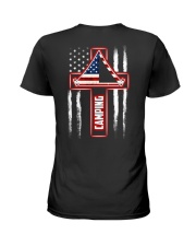 Camping Cross Flag Ladies T-Shirt thumbnail
