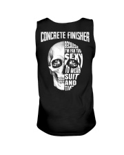 Concrete Finisher Because I'm Far Too Sexy To Wear Unisex Tank thumbnail