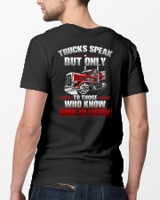 Trucks Speak To Those Who Know How To Listen Classic T-Shirt lifestyle-mens-crewneck-back-5