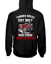 Trucks Speak To Those Who Know How To Listen Hooded Sweatshirt tile