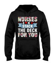 Nurses Stack The Deck For You Hooded Sweatshirt thumbnail