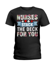 Nurses Stack The Deck For You Ladies T-Shirt thumbnail