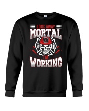 Look Away Mortal I'm Working Crewneck Sweatshirt thumbnail
