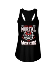 Look Away Mortal I'm Working Ladies Flowy Tank thumbnail