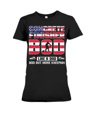 Concrete Finisher Bod Like A Dad Premium Fit Ladies Tee thumbnail