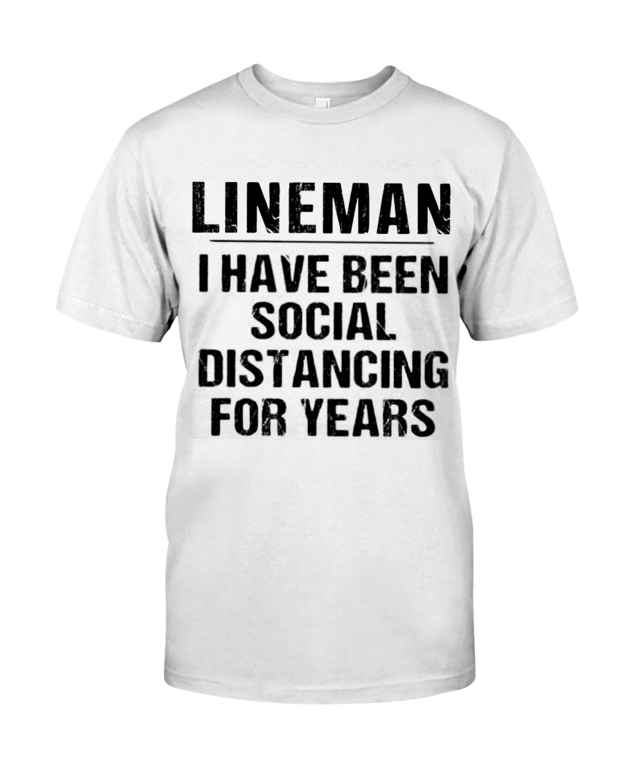 Lineman Social Distancing Classic T-Shirt