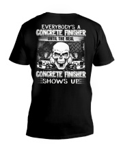 EveryBody's A Concrete Finisher Until The Real V-Neck T-Shirt tile