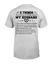5 thing You Should Know About My Husband Firefight Premium Fit Mens Tee thumbnail