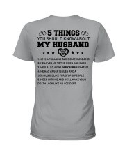 5 thing You Should Know About My Husband Firefight Ladies T-Shirt thumbnail