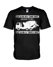 Start Calling It A Concrete Truck V-Neck T-Shirt thumbnail