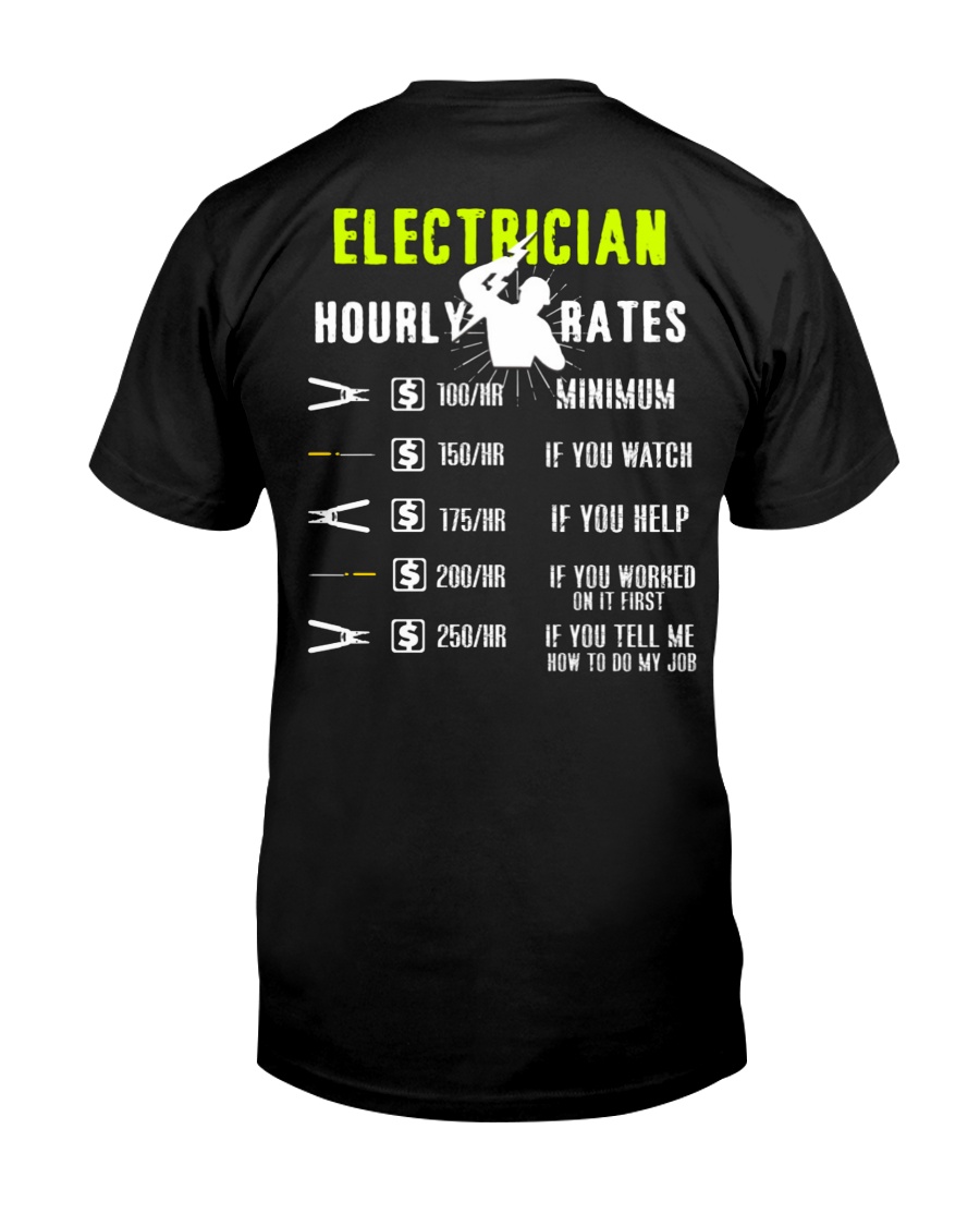 Electrician Hourly Rate Classic T-Shirt