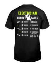 Electrician Hourly Rate Premium Fit Mens Tee thumbnail