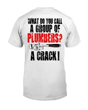 Plumber Social Distancing Classic T-Shirt back