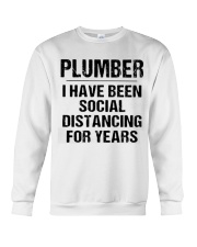 Plumber Social Distancing Crewneck Sweatshirt thumbnail