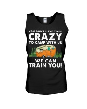 You Dont't Have To Be Crazy To Camp With Us Unisex Tank thumbnail