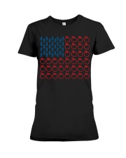 Flag Teacher Premium Fit Ladies Tee thumbnail