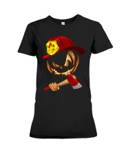 Firefighter's Halloween Premium Fit Ladies Tee thumbnail