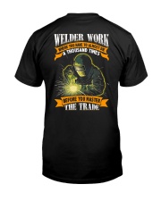 Welder Work Where You Have To Almost Die A Thousan Premium Fit Mens Tee thumbnail