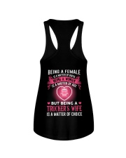 Trucker's Wife Is A Matter Of Choice Ladies Flowy Tank tile