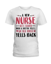 A New Nurse Get Scared When A Doctor Yells Ladies T-Shirt thumbnail