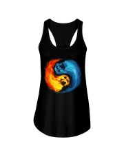 Skull Color Tee Ladies Flowy Tank tile
