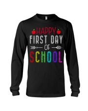 Happy First Day Of School Long Sleeve Tee tile