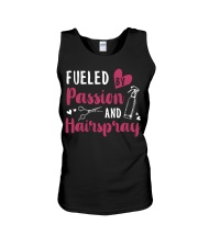 Fueled By Passion And Hairspray Unisex Tank thumbnail