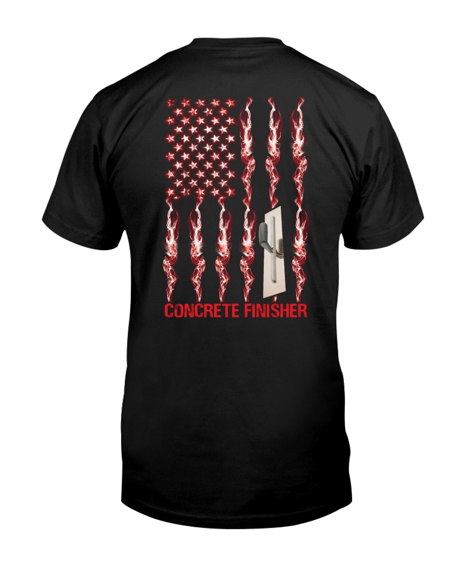 American Flag Concrete Finisher Classic T-Shirt