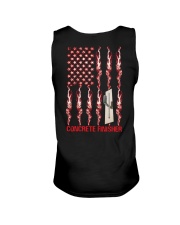 American Flag Concrete Finisher Unisex Tank thumbnail