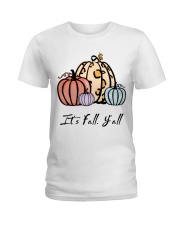 It's Fall Y'all Teacher Ladies T-Shirt thumbnail