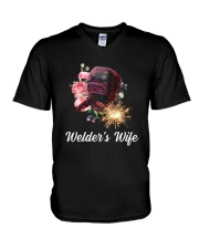 Welder's Wife V-Neck T-Shirt thumbnail