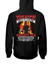 Death Smiles At Every One Grumpy Old Firefighter Hooded Sweatshirt thumbnail