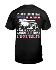 Kneel To Finish Concrete Classic T-Shirt back