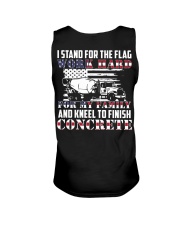 Kneel To Finish Concrete Unisex Tank tile